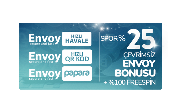 %25 Çevrimsiz Envoy Bonusu + %100 FreeSpin